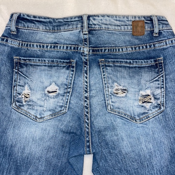 BKE Payton Universal fit Mid rise bootcut. Size 29x31.5 (29R) Mid/acid wash - Picture 5 of 11
